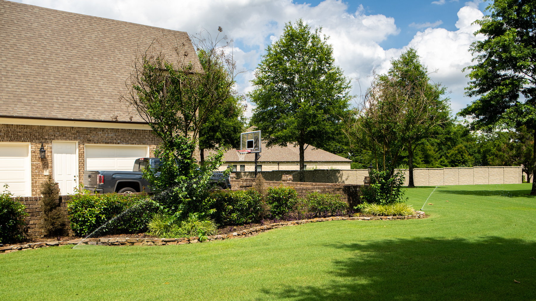 lawn irrigation after fertilizing
