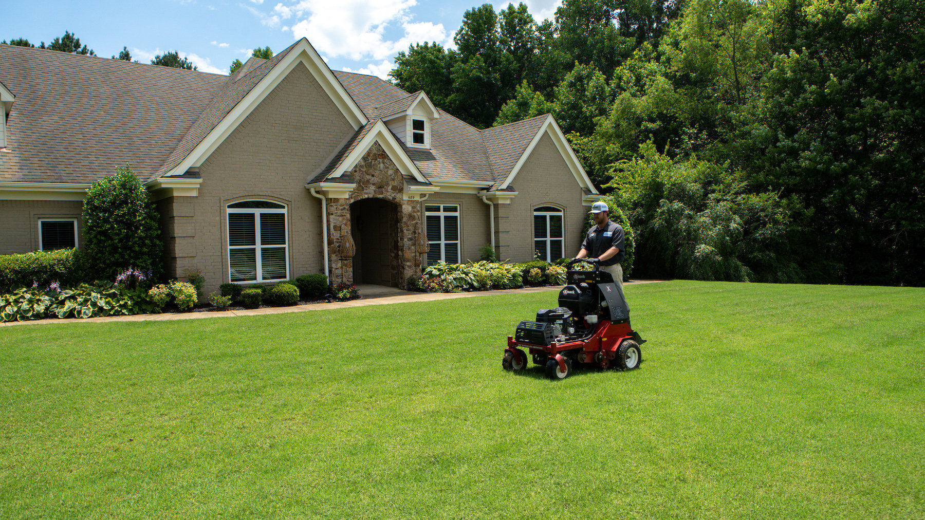 Perform lawn aeration before overseeding
